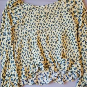 yellow long sleeve shirt from justice